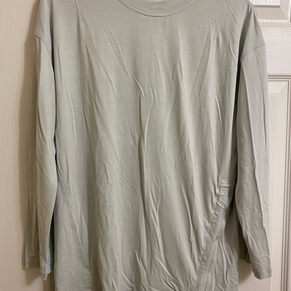 NWT Lululemon Side Cinch Long Sleeve Crew-Ocean Air - Picture 8 of 9